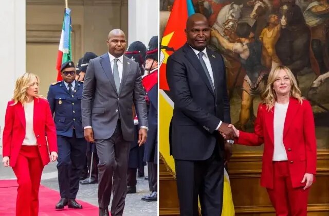 Meloni ve Mozambik Cumhurbaşkanı’nın boy farkı gündem oldu