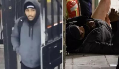 Metroda infial yaratan olay! Uyuyan adamı ateşe verip kaçtı