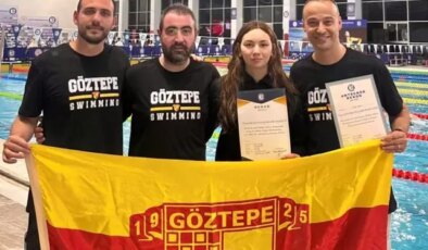 Milli yüzücü Derin Akar, Antalya’daki şampiyonada 11 yıllık Türkiye rekorunu kırdı