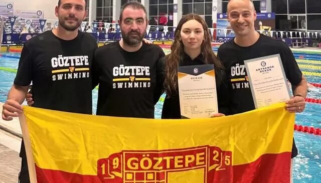 Milli yüzücü Derin Akar, Antalya’daki şampiyonada 11 yıllık Türkiye rekorunu kırdı