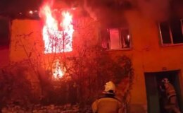 Müstakil evde çıkan yangında anne öldü, kızı yaralandı
