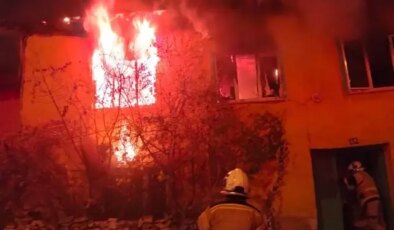 Müstakil evde çıkan yangında anne öldü, kızı yaralandı