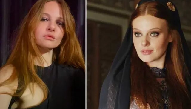 Naz Elmas davete damga vurdu! Derin yırtmaçlı elbise yorum yağmuruna tutuldu