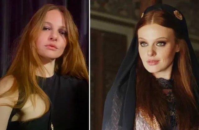 Naz Elmas davete damga vurdu! Derin yırtmaçlı elbise yorum yağmuruna tutuldu