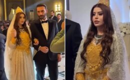 Nazdar Barzani ile Kahraman Zülfikar İzol evlendi! Geline kilolarca altın takıldı