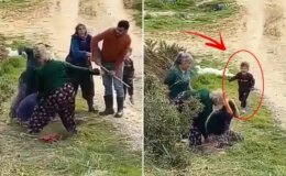 Oğlunun gözü önünde amcasının kızları tarafından darbedildi