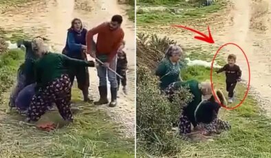 Oğlunun gözü önünde amcasının kızları tarafından darbedildi