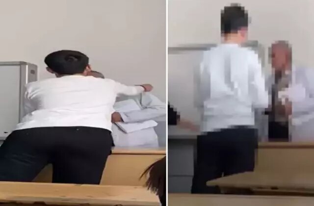 Öğretmene yapılan saygısızlığa velilerden tepki!