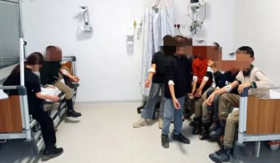 Okulda rahatsızlanan 23 öğrenci hastaneye kaldırıldı