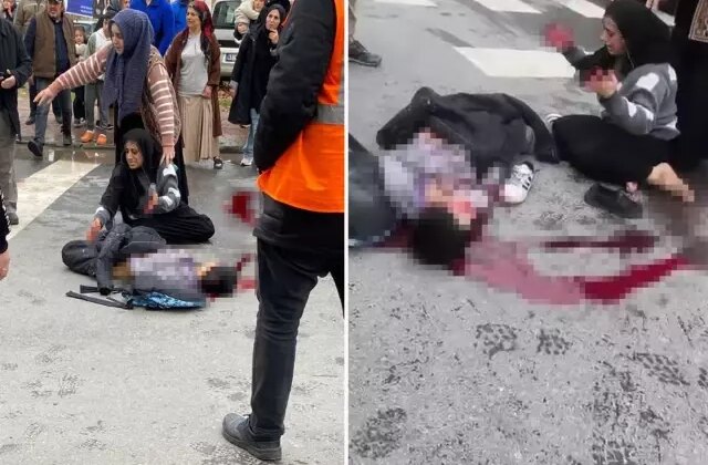 Günün en acı görüntüsü! Çaresizce evladının başında bekledi