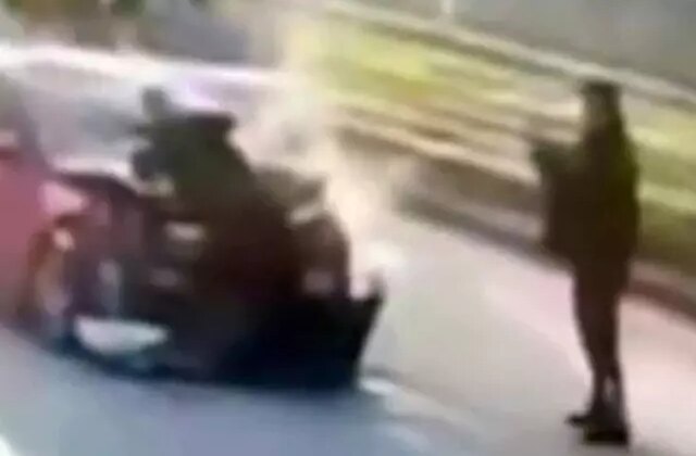 Eski eşiyle evli olan polisi önce aracıyla ezdi, sonra fotoğrafını çekip sosyal medyada paylaştı