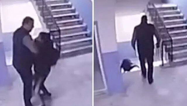 Otizmli öğrencisini merdivenden iten okul müdürüne tahliye