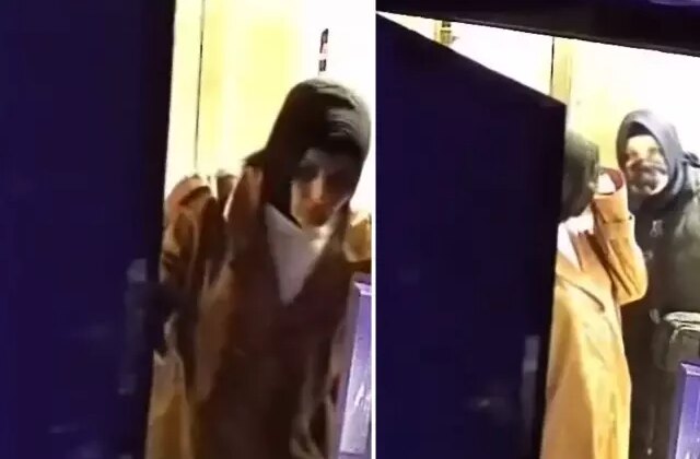 Pes dedirten görüntü: Kamera bile yaptıkları rezilliğe engel olamadı