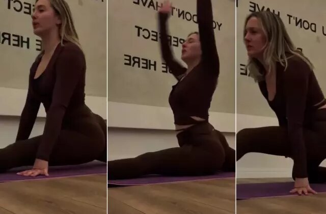 Pilates yaptığı anları kaydeden kadının başına en olmadık şey geldi