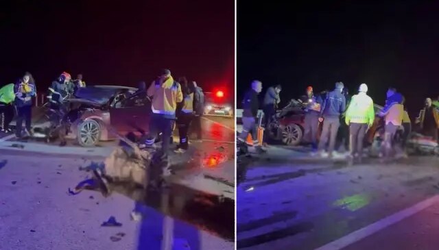 Polisin “dur” ihtarına uymadı! Katliam gibi kazada 5 kişi hayatını kaybetti