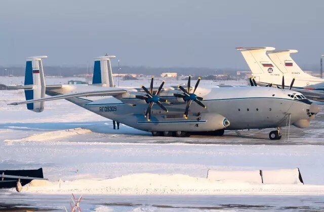 Rus ordusuna ait nakliye uçağı düştü