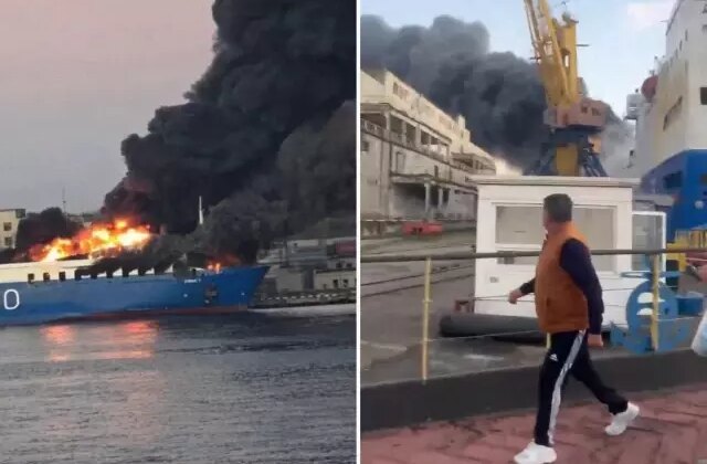 Rusya, Ukrayna’nın Odessa Limanı’nda Türk gemisini vurdu