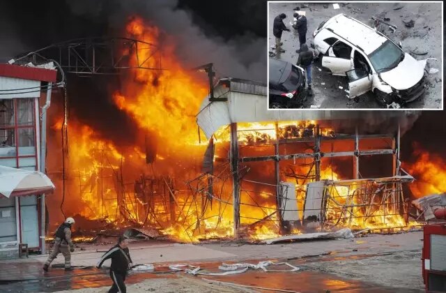 Rusya ülkenin başkentini 650 İHA ve 30 füzeyle vurdu