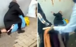 Sancaktepe’de yürek sızlatan görüntü! Zabıtalara “Yeter” diye yalvardı