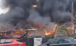 Sarıyer’de iş yerinde yangın