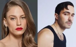Serenay Sarıkaya ve Mert Demir’den aşk dolu paylaşım! Omzuna öpücük kondurdu