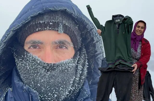 Saçlar, kirpikler, çamaşırlar dakikalar içinde donuyor! Sibirya soğukları birçok ilde hayatı durma noktasına getirdi