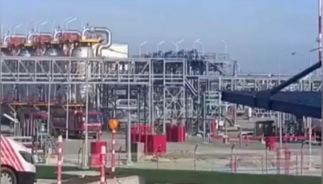 Botaş tesisinde yangın! Alevler yükseldi, alarm durumuna geçildi