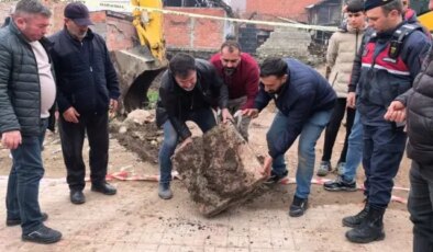 Site inşaatında topraktan çıkanları görenler gözlerine inanamadı