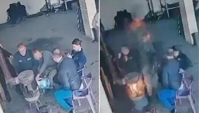 Sobaya mazot dökünce bomba gibi patladı: Genç çırak yaralı