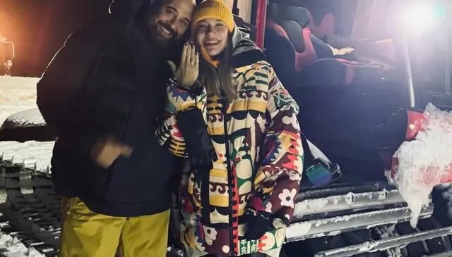 Somer şeften 21 yaş küçük sevgilisine unutulmaz evlenme teklifi