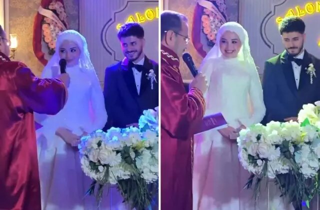 Sosyal medya bu gelini konuşuyor