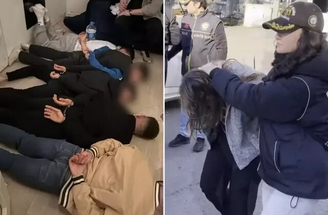 Suç örgütlerine operasyon! 2 kadın tetikçi de yakalandı