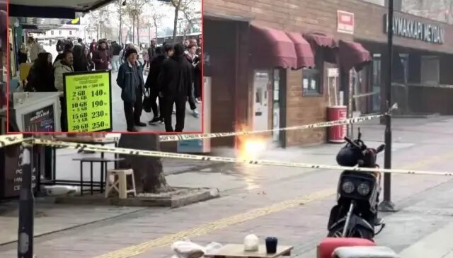 Şüpheli çanta paniği! Fünye ile patlatıldı