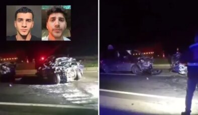 Tekirdağ’da feci kaza: İnfaz koruma memuru ve kardeşi hayatını kaybetti