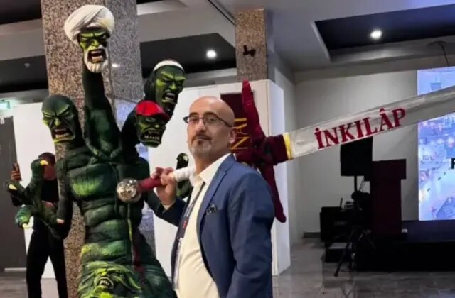 Tepki çeken heykeli yapan da sergileyen de gözaltında