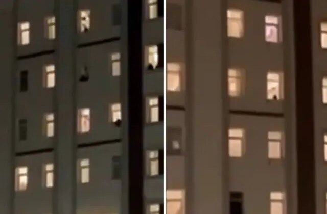 Tepki çeken uygulama: Kız yurdunda öğrenciler gece yarısı camlara döküldü