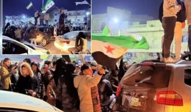 Terör örgütünün saldırıları sonrası Suriyeliler sokağa çıktı