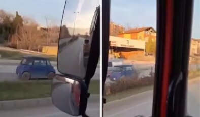 Hiç umursamadı! Ters istikamette ilerledi, kendi canını bile hiçe saydı