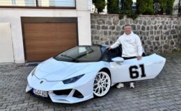 Almanya’dan gelen gurbetçi, lüks aracıyla köy yollarında ilgi odağı oldu