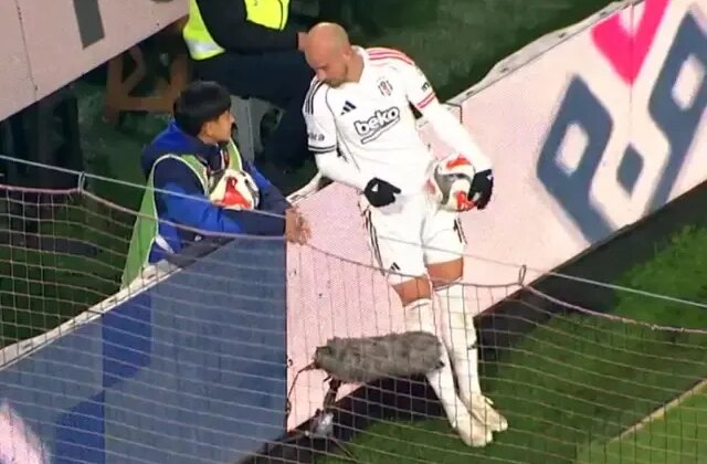 Trabzonspor-Beşiktaş maçında ilginç anlar