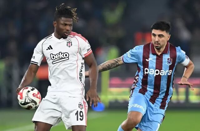 Trabzonspor ile Beşiktaş arasındaki 6 gollü muhteşem düelloda kazanan yok