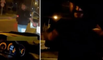 Trafikte dehşet anları: Önce yumruk attı, sonra ateş açtı
