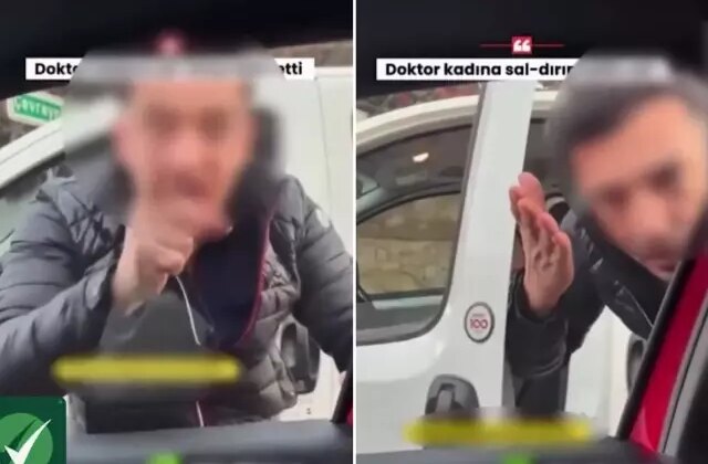 Kadın sürücüye dehşeti yaşatan maganda yakalandı