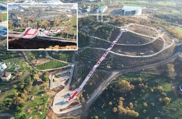 İstanbul’un yanı başına açılacak! Türkiye’nin en uzun kaydırağında sona gelindi