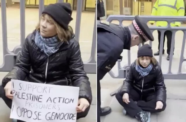 Ünlü aktivist Greta Thunberg, Filistin’e destek eyleminde gözaltına alındı
