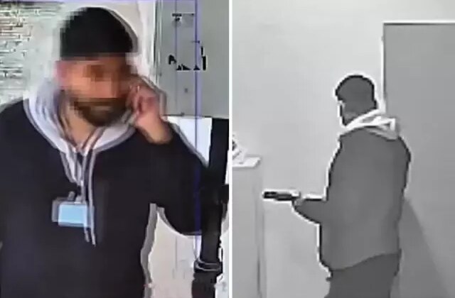 Yardım bahanesiyle girdi, duvarlara rezil yazılar yazdı