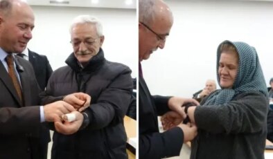 Yaşlı nüfusu yoğun olan kentte örnek uygulama başladı