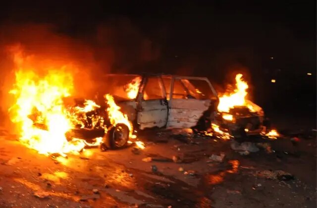 Yola döşenen mayınlar patladı! Otomobildeki 9 kişi feci şekilde can verdi