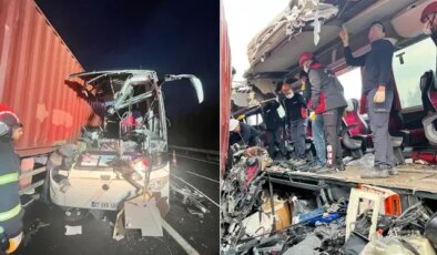 Osmaniye’de yolcu otobüsü, tıra arkadan çarptı: 7 ölü, 11 yaralı