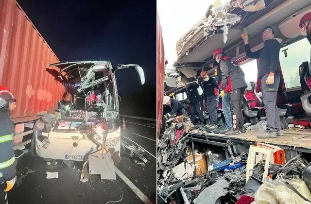 Osmaniye’de yolcu otobüsü, tıra arkadan çarptı: 6 ölü, 11 yaralı